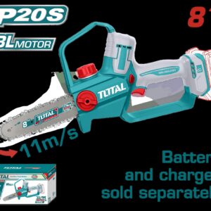 SIERRA MINI INALAMBRICA 8" 20V CARGADOR SE VENDEN POR SEPARADO INDUSTRIAL SUPER TOTAL (TGSLI2088)