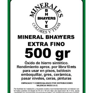 MINERAL VERDE BHAYERS CAJA 500GR
