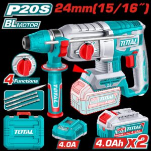 TALADRO ROTOMARTILLO 15/16" 20V SDS PLUS TOTAL (UTRHLI202482)