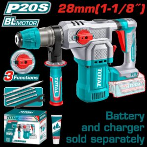 TALADRO ROTOMARTILLO SDS PLUS 4.5 JULES INCLYE ACCESORIOS (TRHLI20286)