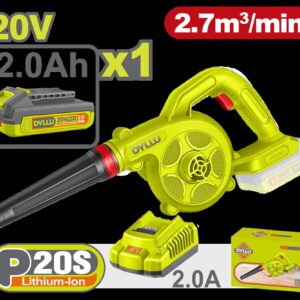 SOPLADORA INALAMBRICA 20V INCLUYE 1 BATERIA 2.0AH Y CARGADOR DYLLU (UDTBLP5521)
