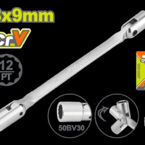 LLAVE COPA FLEXIBLE 8X9MM DYLLU (DTTH2E01)