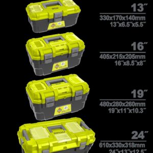 CAJA HERRAMIENTA JUEGO X 4 PZS (13,16,19,24" ) DYLLU (DTTB2104)