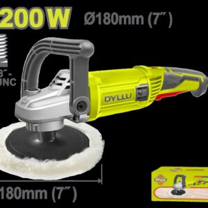 POLICHADORA 7" 1700W INDUSTRIAL INCLUYE 4 ACCESORIOS DYLLU (UDTAE1512001)