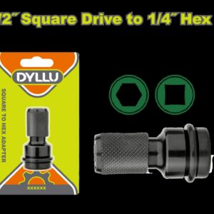 ADAPTADOR PARA LLAVE DE IMPACTO DE 1/2" A 1/4" DYLLU (DTSV7K01)
