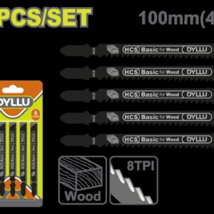 SET DE SEGUETA SIERRA SABLE 4" X5PCS PARA MADERA DYLLU (DTJB111C)