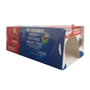 TRAMPA PARA RATON E INSECTOS RASTREROS CON ADHESIVO (PRO MASCOTAS)(HT4308)