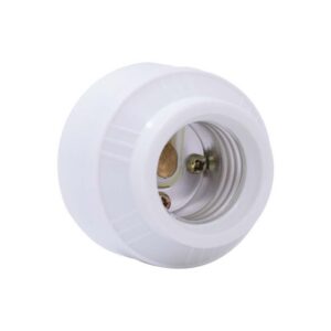 SOCKET BAQUELITA 2 PIEZAS BLANCO (106)
