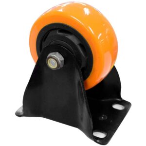 RODACHINES 3 PLANO NARANJA PESADO FIJO 75MM 100KG (INDIVIDUAL) (RFNF075)(HT30089)