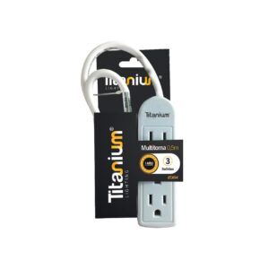 TOMA MULTIPLE ELECTRIC X 3 SALIDAS 50CM CABLE (ECA54 )