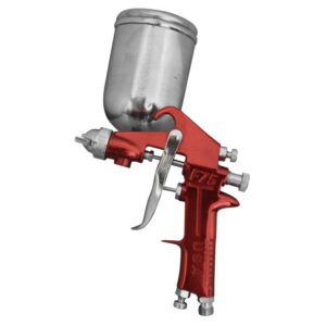 AEROGRAFO UDUKE PROFESIONAL USA VASO DE 400 CC PISTOLA F-75 ROJA (HT30562)