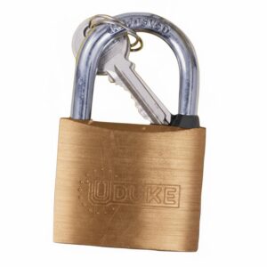CANDADO 60MM BRONCE FINO EN BLISTER UDUKE (GARANTIA 5 AÑOS)