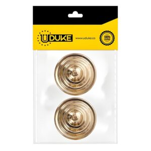 ACCESORIO CORTINERO TERMIINAL DORADO ESCALERA 1 PAQ X 2 UDUKE