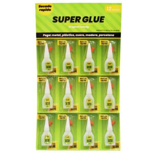 SUPER GLUE CARTON EN TARRITO SECADO RAPIDO X 12 (8 GRS (CA342)
