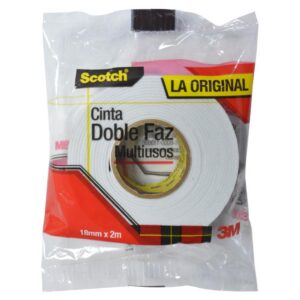 CINTA DOBLE FAZ 3M SCOTCH 12MM X 2 MTS (LV000010633)