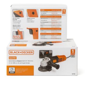 COMBO BLACK & DECKER (G720-B3AC) PULIDORA DE 4 1/2 820 W + TALADRO 3/8 550W (TP555)